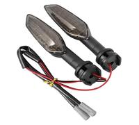 CAIZHICNC Para Yamaha YZF R6 R1 R3 R7 R9 R15 MT07 MT09 Para Tenere 700 Para Tracer 900 FZ 16 Indicador Luz Señal Giro Motocicleta Funcionamiento Intermitentes Moto Indicadores(2pcs Smoked)