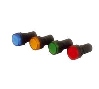 Caja 10 pilotos alto brillo con led multichip de 230 v electro dh 12.7