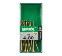 Spax International Tornillo para madera Pozidriv, cabeza avellanada, Ø 4,5 x 60 mm, 30 uds