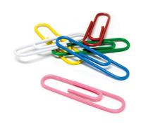 Caja 100 Clips Plastificados Color 32 mm Kores
