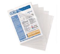 CAJA 100 DOSSIERS UNERO PLASTICO STANDARD FOLIO COLOR PIEL NARANJA ELBA 400005376 400005376