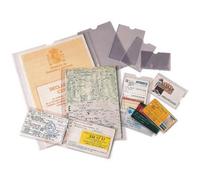 CAJA 100 FUNDAS PORTACARNETS EN PVC FORMATO (171X221 MM.) TRANSPARENTE ESSELTE 46010