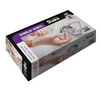 CAJA 100 GUANTES DESECHABLES VINILO SIN POLVO TALLA 10 JUBA