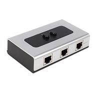 Caja 100M/1000M del selector del divisor del interruptor de red RJ45 Gigabit Ethernet RJ45 2Port