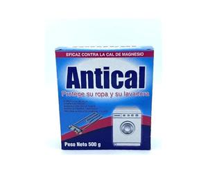 Caja 12 estuches Antical ropa y lavadora polvo. Caja 12 uds x 500 gr.
