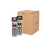 Caja 12 Uds - Blister (4uds) Antivibrador Bullpadel Ease Vibe Blanco