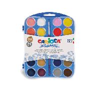 caja 24 acuarelas carioca 42401