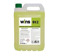 Caja 4 botellas WINS 012. Detergente máquinas lavavajillas aguas duras. Detergente líquido especial para el lavado de la vajilla y de alto poder desengrasante