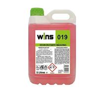 Caja 4 botellas WINS 019 Desincrustante Máquinas Envase 5 L. Producto ácido para la eliminación de incrustaciones de cal y óxido en máquinas lavavajillas automáticos. Devuelve el brillo a la vajilla
