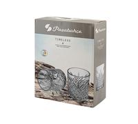Caja 4 Vasos Timeless En Pasta De Vidrio Gris Cl 34,5