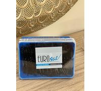 Caja 400 Horquillas de pelo invisibles Eurostil negro 65 MM