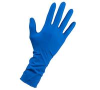 Caja 50 Guantes de Latex Azul Alta Protección - Talla L