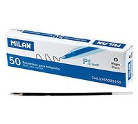 MILAN Caja de 50 minas de recambio P1 touch Negro