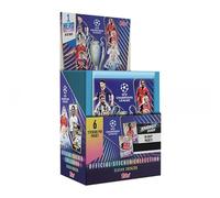 Topps UEFA Champions League Stickers 24/25 - Full Box (50 sobres /300 stickers). 1 Hero Packet garantizado dentro de cada Full Box.