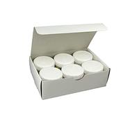 Caja 6 botes 40ml de témpera del mismo color blanco