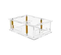 Caja acrílica de alta transparencia para tablero de desarrollo, caja protectora industrial, ventilador de refrigeración, fácil montaje, cubierta transparente para tablero de desarrollo