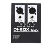Caja activa directa de 2 canales con salida de elevación de suelo para equipos de estudio de sonido en vivo