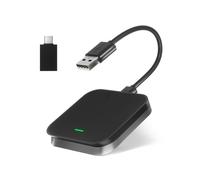 Caja Adaptadora con Cable A Inalámbrica 2 en 1 Carplay y Android Auto Box para USB/Tipo C Dongle Conectar y Usar Auto Parts