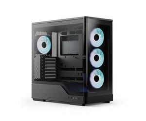 Caja Aerocool P500A Negra Cristal Templado ARGB Mid Tower