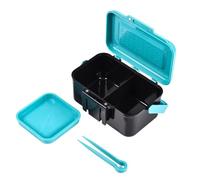 Caja Alimentación Reptiles, Tanque Terrario For Reptiles E Insectos con Asa De Transporte For Viaje Anti-Escape(Blue)