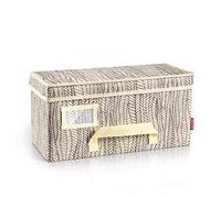 Caja almacenaje Ropa Fancy Home 40 x 18 x 20 cm, Crema