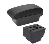 Caja Almacenamiento Caja De Reposabrazos Coche Piezas Actualización Caja De Almacenamiento Accesorios Coche Piezas Interiores Detalles Para MAZDA 2 Para Demio Caja Reposabrazos(B2 Black line 3USB)