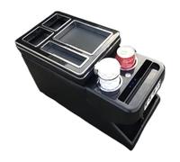 Caja Almacenamiento Consola Central Para P&eugeot Para Traveller 2016+ Reposabrazos Delantero Con Luz Ambiental Y Portavasos USB(No Wireless Charge 1)
