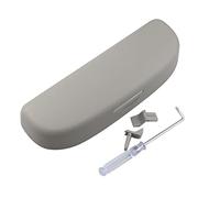 Caja Almacenamiento el automóvil Caja De Soporte para Gafas De Sol De Coche para Audi A3 A4 B6 B8 A6 C6 80 B5 B7 A5 Q5 TT 8P 100 8L C7 8V A1 S3 Q3 A8 B9 A7 2012-2021(Titanium)