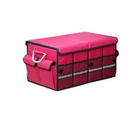 Caja Almacenamiento Maletero Coche para Alfa-Romeo Mito 2016-2018, Caja Plegable para El Coche Organizadores De Coche,B 66L-G Rose Red