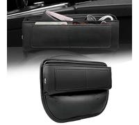 Caja Almacenamiento para Asiento Coche, Asiento de Coche Lateral Gap Filler, Organizador De La Consola del Asiento, Organizador Lateral para Asiento Delantero de Cuero para Llaves Carteras Móviles