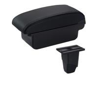 Caja Almacenamiento Para Consola Central Caja Reposabrazos Coche Para Peugeot 206 2017 Autopartes(A1 Red Line No USB)