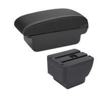Caja Almacenamiento Para MAZDA 2 Para Demio Caja De Reposabrazos Coche Piezas Actualización Caja De Almacenamiento Accesorios Coche Piezas Interiores Detalles Caja Reposabrazos(C3 Black white NOUSB)