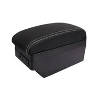 Caja Almacenamiento Para Reposabrazos Coche Caja Almacenamiento Para Dacia Para Logan 2 Para Dokker Accesorios De Reequipamiento Interior(A3 Black white 7 USB)