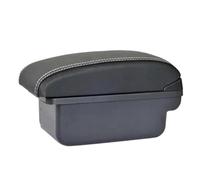 Caja Almacenamiento Para Reposabrazos Coche Caja Almacenamiento Para Dacia Para Logan 2 Para Dokker Accesorios De Reequipamiento Interior(C3 Black white NO USB)