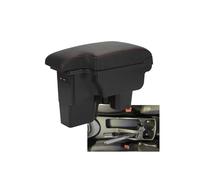 Caja Almacenamiento Para Toyota Para Hilux Caja Reposabrazos Piezas Interior Para Reacondicionamiento Coche Caja De Almacenamiento Con Carga USB. PYPFQUMQGR(B1 Black red Corium)