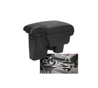 Caja Almacenamiento Para Toyota Para Hilux Caja Reposabrazos Piezas Interior Para Reacondicionamiento Coche Caja De Almacenamiento Con Carga USB. PYPFQUMQGR(A3 Black White line)