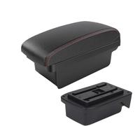 Caja Almacenamiento Para TOYOTA Para Verso Para EZ Caja De Reposabrazos For Automóvil Piezas Interiores Caja De Almacenamiento Con Accesorios USB PYPFQUMQGR(A1 Black red NO USB)