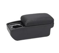 Caja Almacenamiento Reposabrazos Para MAZDA 2 Para Demio Compartimento De Almacenamiento For Coche Piezas De Repuesto Detalles Interiores Accesorios. Caja Reposabrazos(C3 Black white NOUSB)