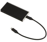 Caja Aluminio USB4 Y Thunderbolt 4 40G para SSD M2 Nvme. Flujo Real 3,7G/S