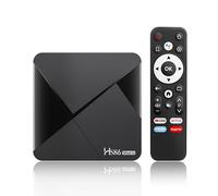 Caja Android 14.0 TV Box, TV Box Android with RK3518 Quad-Core 32bit Cortex-A53 Chip Mali 450 MP2 GPU Support 2G RAM 16G ROM Ethernet 10/100M 2.4G /5G Dual-Band WiFi HD 4K BT V5.4 Smart TV Box