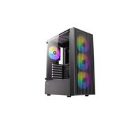 Caja Antec AX27 RGB Elite Mid-Tower ATX Vetro Temperado con Ventiladores RGB