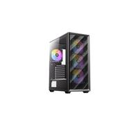 Caja Antec AX85 Mid Tower Negra ATX ARGB Vidrio Templado Flujo de Aire Óptimo