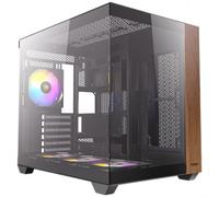 Antec CX800 Wood ARGB Mid Tower - Caja para ordenador (cristal templado), color negro