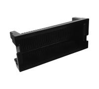 Caja Antiestática Semicircular, Plástico Negro 45x19x10,8cm | Bandeja para Bobinas Estándar, Bordes Pulidos sin Rebabas, Acceso Mano, para Estaciones y Producción