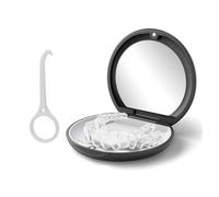 Caja Aparato Dental,Caja para Dentaduras Dentales Invisalign Organizador Baños para Dentadura Caja de Retenedor Cajas para Fundas Dientes Caja Invisalign para Funda Dentadura Resistente