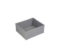 Caja apilable de polietileno, sin nervaduras de refuerzo capacidad 30 l