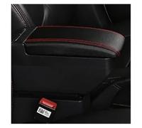 Caja Apoyabrazos para Mini para Cooper R50 R52 R53 R56 R57 R58 F55 F56 F57 para Countryman R60 F60 Caja Almacenamiento Reposabrazos Central Accesorios Modificación Caja Reposabrazos Coche(F Black Red