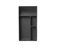 Caja Apoyabrazos Para Tesla Para Modelo Y Para LANUCH 2025 Reposabrazos Caja De Almacenamiento Guardar Orden Inferior Estera Organizador Bandeja Pad(Center Lower Black)