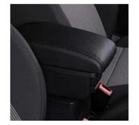 Caja Apoyabrazos Reposabrazos para Caddy 5 2024 Compartimento Central con Interfaz USB Caja Reposabrazos Coche(A-Black Black Line)