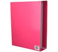 CAJA ARCHIVADOR LIDERPAPEL DE PALANCA CARTON FOLIO DOCUMENTA LOMO 75 MM ROSA